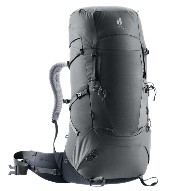 Damski plecak turystyczny Deuter Aircontact Core 55+10 SL - Graphite-Black