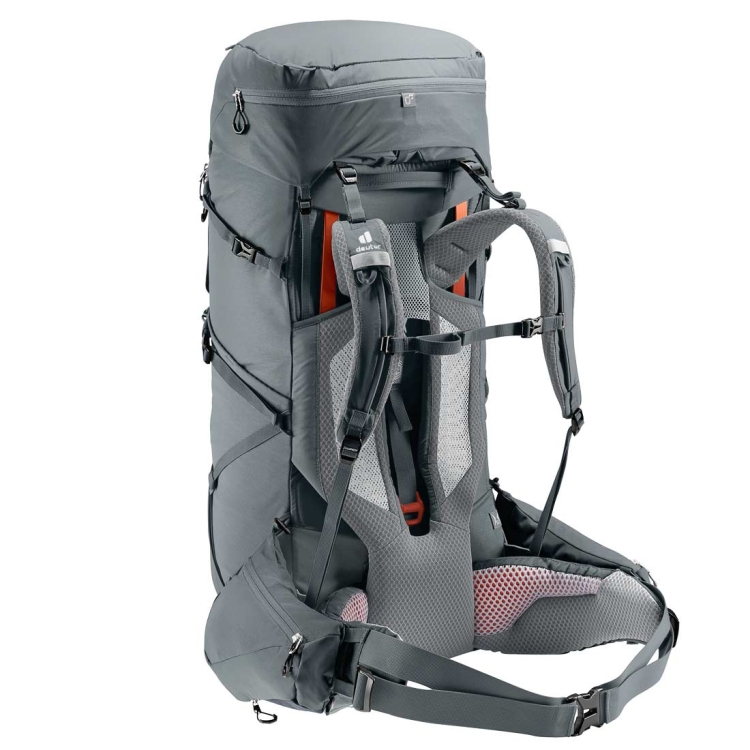 Damski plecak turystyczny Deuter Aircontact Core 55+10 SL - Graphite-Black