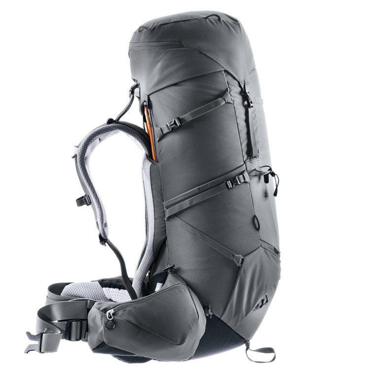 Damski plecak turystyczny Deuter Aircontact Core 55+10 SL - Graphite-Black