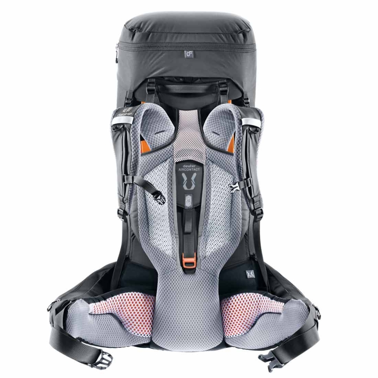 Damski plecak turystyczny Deuter Aircontact Core 55+10 SL - Graphite-Black