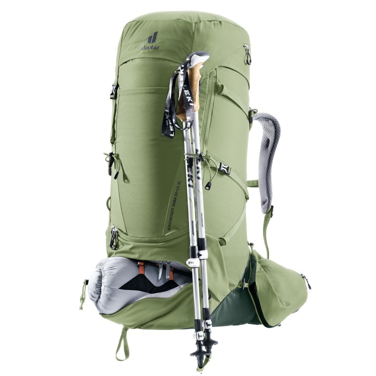 Damski plecak turystyczny Deuter Aircontact Core 55+10 SL - Grove-Ivy