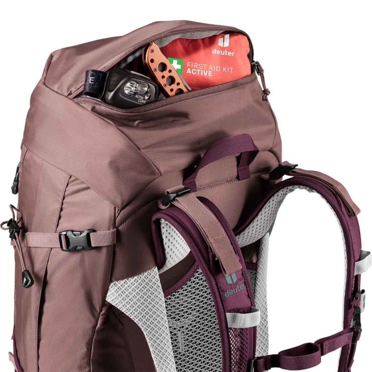Hikkingowy plecak damski Deuter Futura Pro 38 SL - Ashrose-Cassis