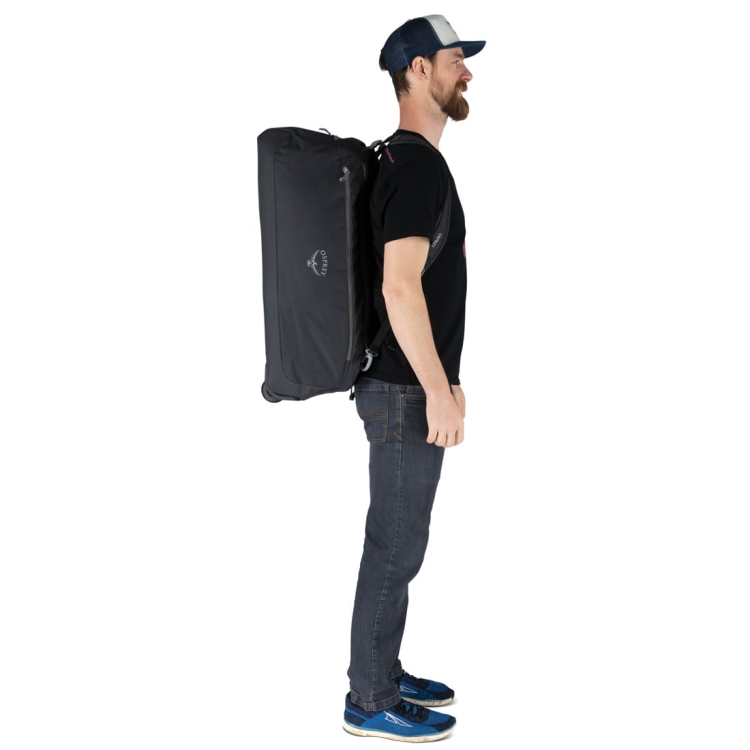 Walizka na kółkach Osprey Daylite Wheeled Duffel 85 - Black