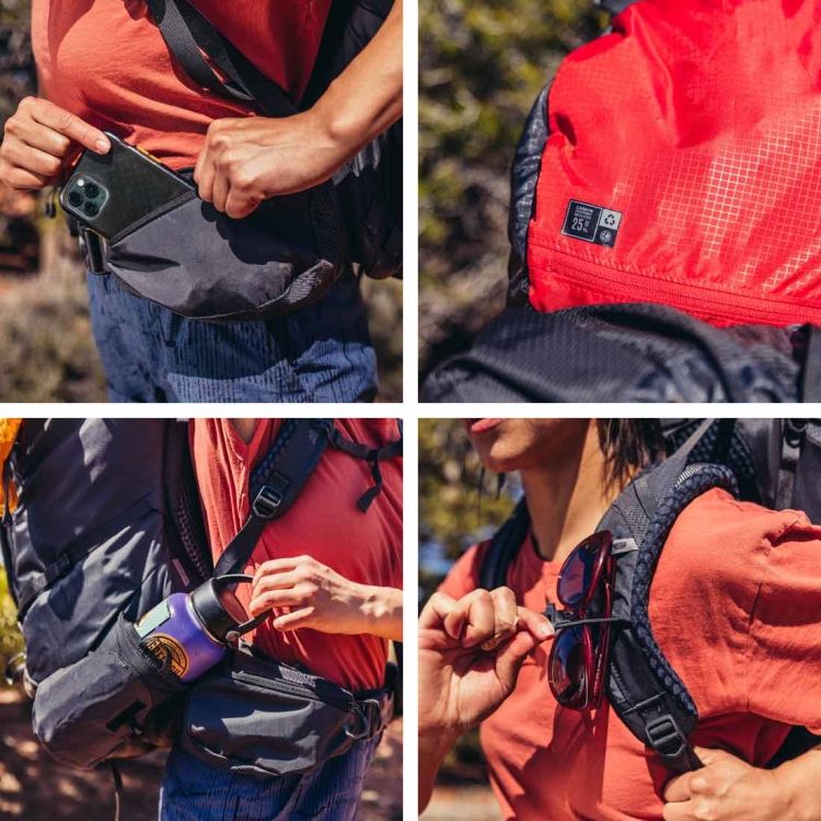 Damski plecak trekingowy Gregory Deva 80 Pro M - Lava Grey