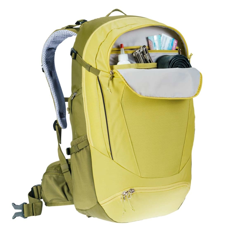 Pojemny plecak rowerowy Deuter Trans Alpine 30 - Sprout-Cactus