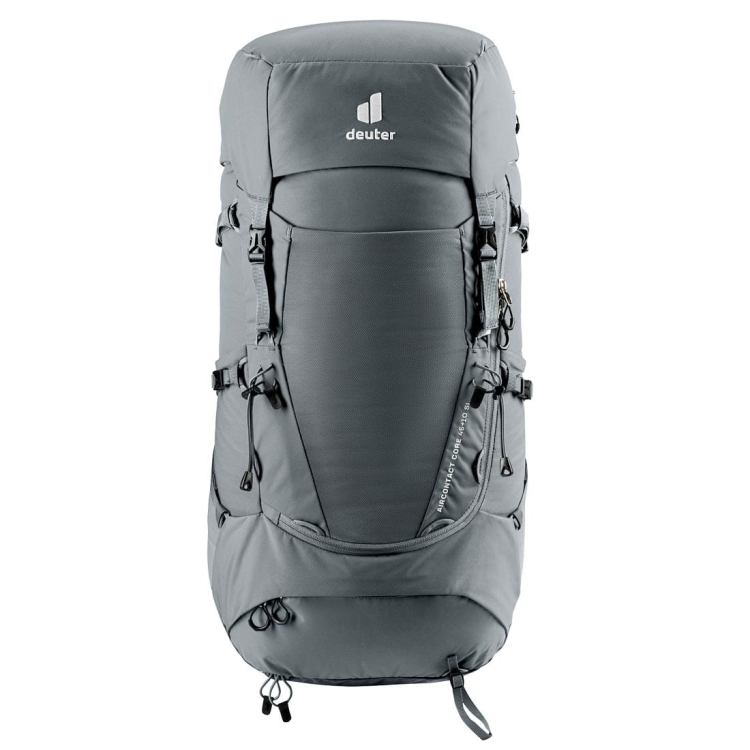 Damski plecak turystyczny Deuter Aircontact Core 45+10 SL - Graphite-Black