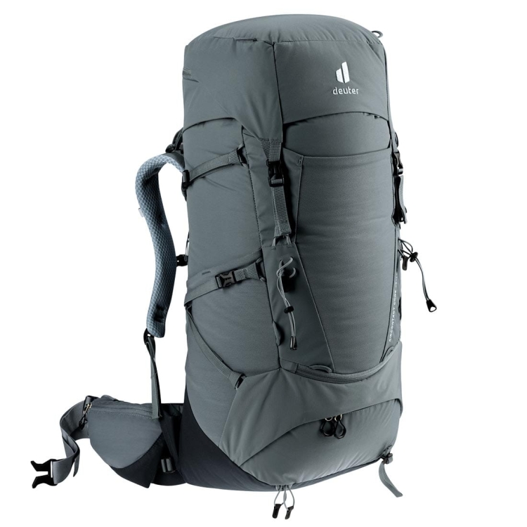 Damski plecak turystyczny Deuter Aircontact Core 45+10 SL - Graphite-Black