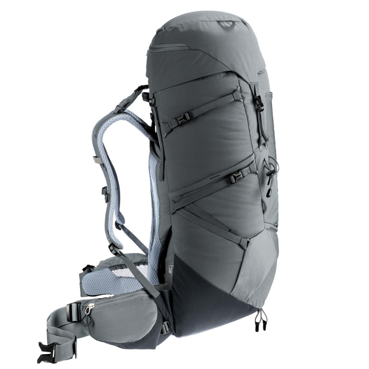 Damski plecak turystyczny Deuter Aircontact Core 45+10 SL - Graphite-Black