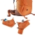 Damski plecak turystyczny Deuter Aircontact Core 65+10 SL - Chestnut-Umbra