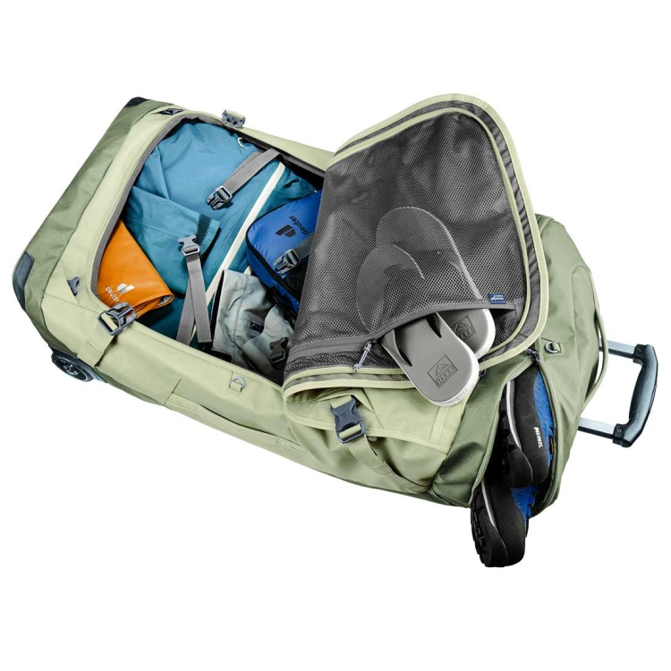 Torba podróżna na kółkach Deuter Duffel Pro Movo 90 - Mineral-Grove