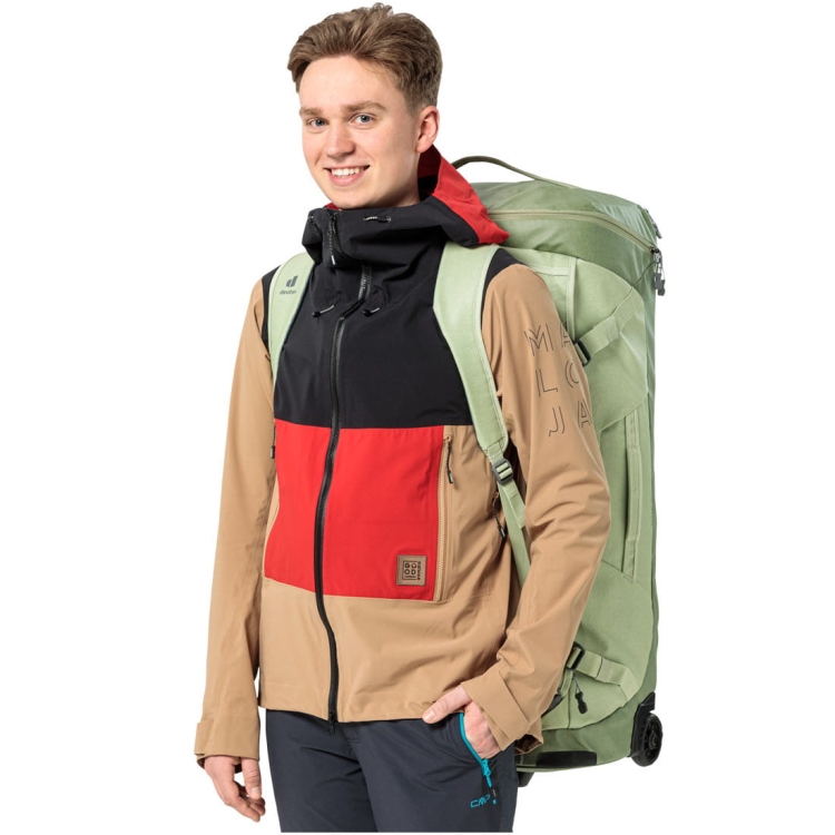 Torba podróżna na kółkach Deuter Duffel Pro Movo 90 - Mineral-Grove