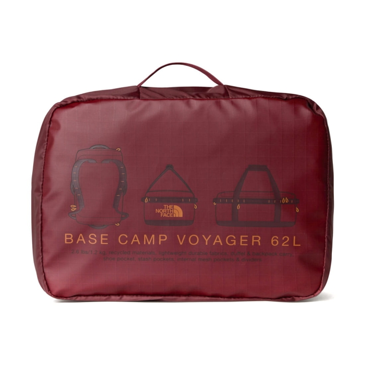 Torba podróżna The North Face Base Camp Voyager 62L - Sumac-Iron Bronze