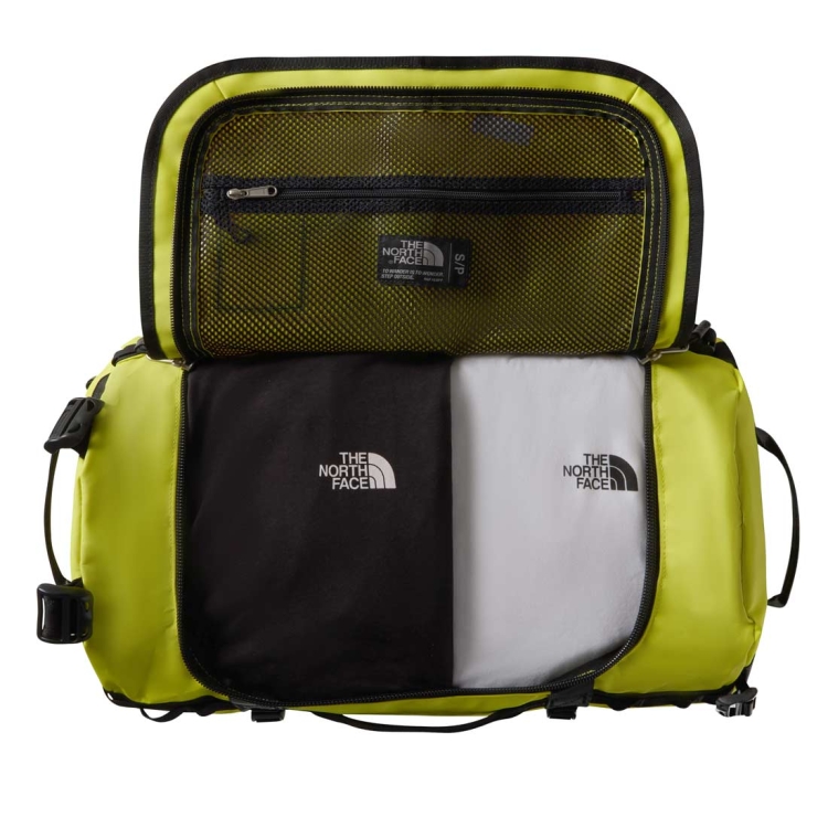 Torba turystyczna The North Face Base Camp Duffel S - Sulphur Spring Green-TNF Black