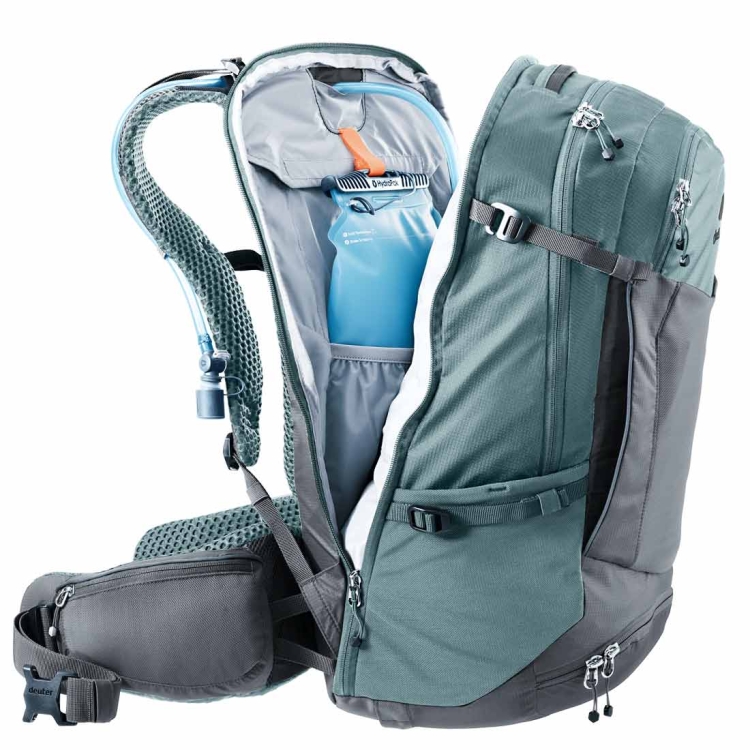 Plecak rowerowy Deuter Trans Alpine Pro 28 - Graphite-Shale