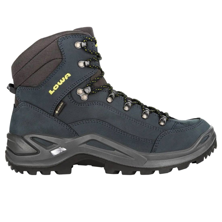 Męskie buty trekkingowe Lowa Renegade GTX MID - Dark Blue/Lime