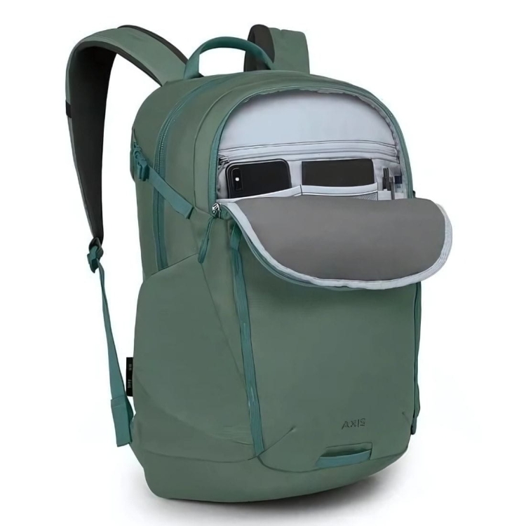 Plecak miejski na laptopa Osprey Axis 24 – Pine Leaf Green