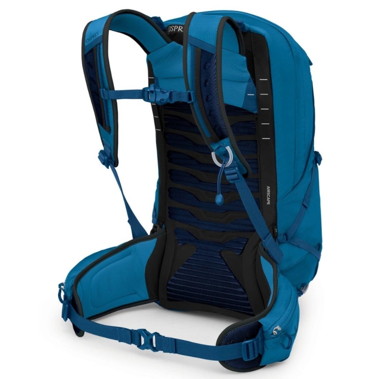 Męski plecak turystyczny Osprey Talon 22 – Scoria Blue/Night Shift