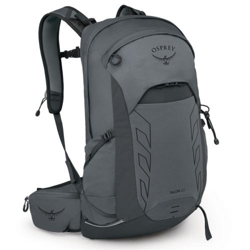 Męski plecak turystyczny Osprey Talon 22 – Phantom Grey/Dark Charcoal