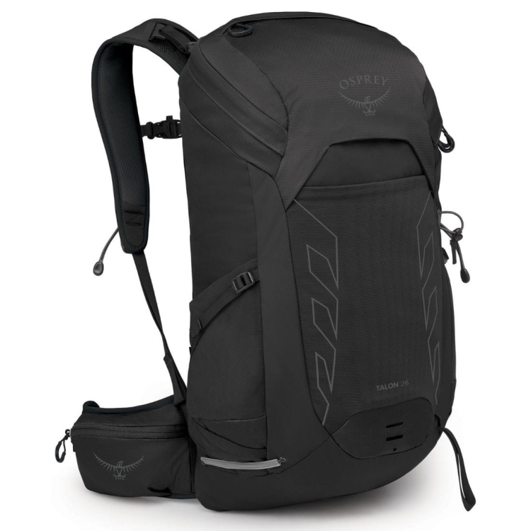 Męski plecak turystyczny Osprey Talon 26 – Black/Coal Grey
