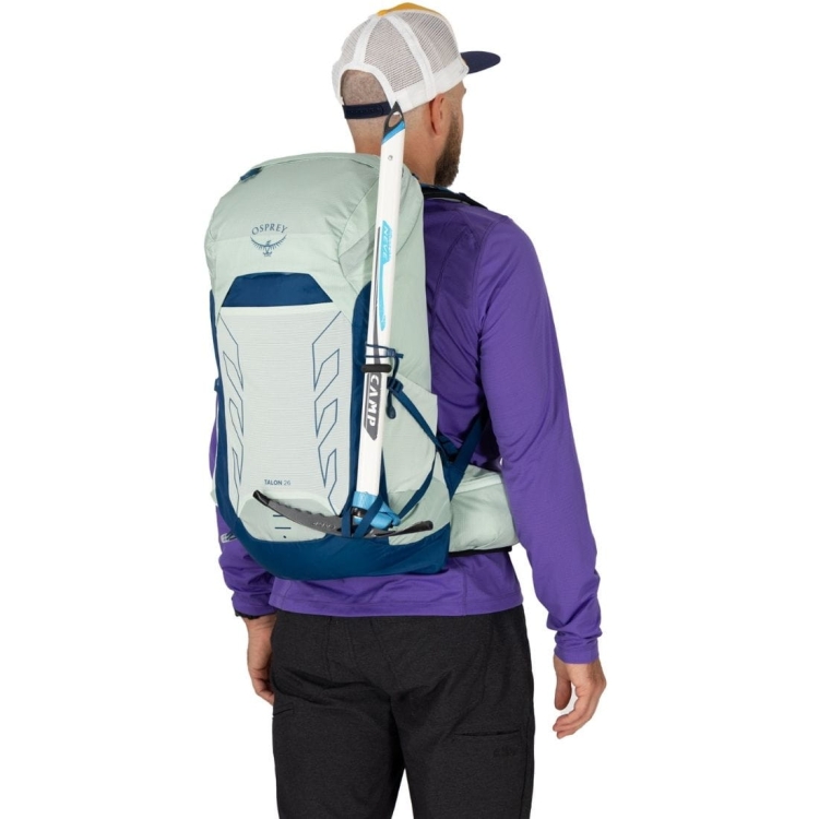 Męski plecak turystyczny Osprey Talon 26 – Black/Coal Grey