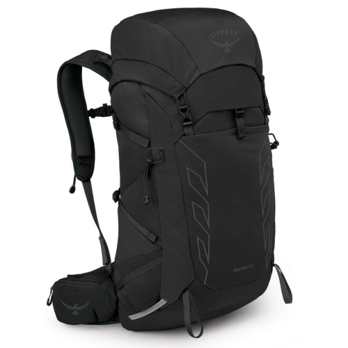 Męski plecak turystyczny Osprey Talon 33 – Black/Coal Grey