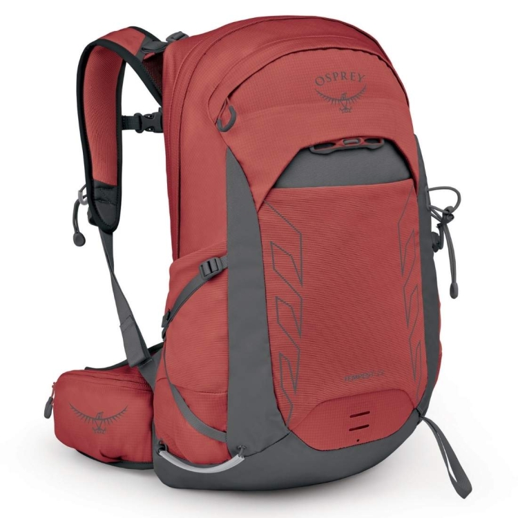 Damski plecak turystyczny Osprey Tempest 22 – Red Pampas/Coal Grey