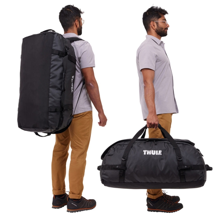 Duża torba podróżna Thule Chasm 90 l - Black