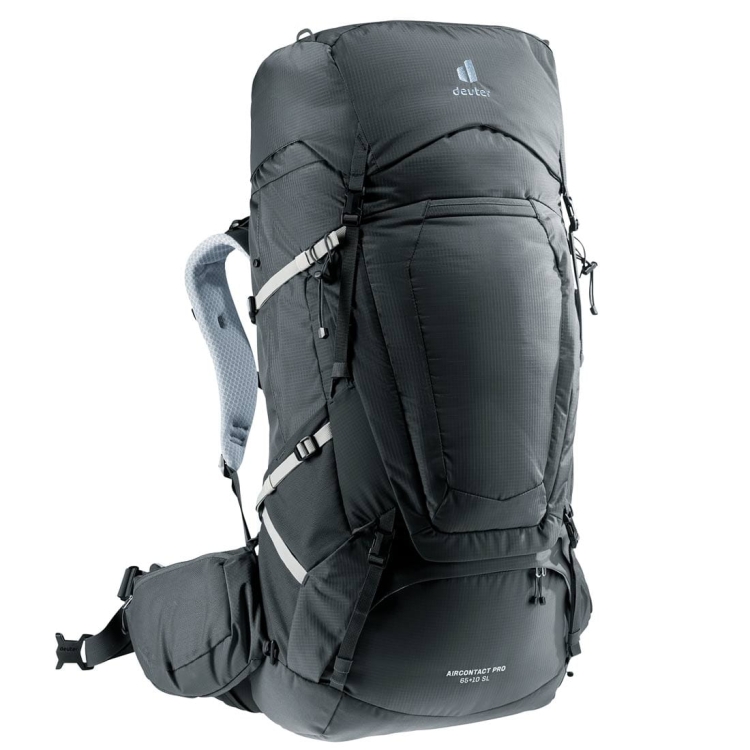 Damski plecak trekkingowy Deuter Aircontact Pro 65+10 SL - Graphite