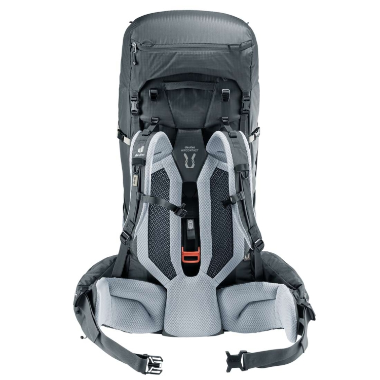 Dwukomorowy plecak damski Deuter Aircontact Pro 75+10 SL - Graphite