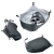 Dwukomorowy plecak damski Deuter Aircontact Pro 75+10 SL - Graphite