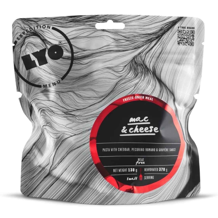 Liofilizowane danie LYOFOOD Mac & cheese – Makaron z serem – 370 g