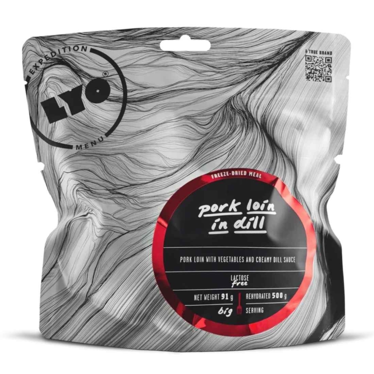 Danie liofilizowane LYOFOOD Schab w koperku z ziemniakami – 500 g
