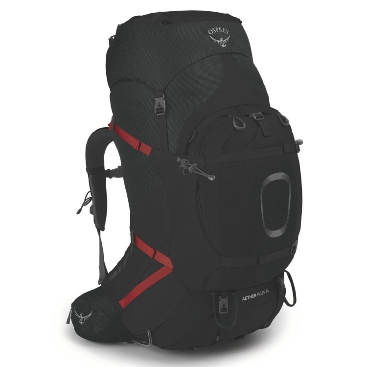 Turystyczny plecak męski Osprey Aether Plus 85 L/XL – Black