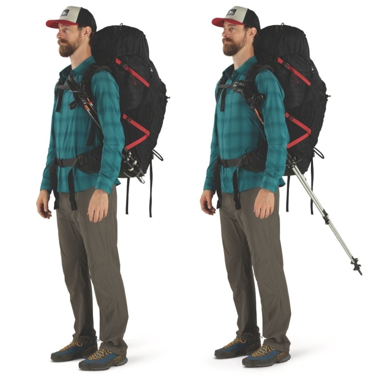Turystyczny plecak męski Osprey Aether Plus 85 L/XL – Black