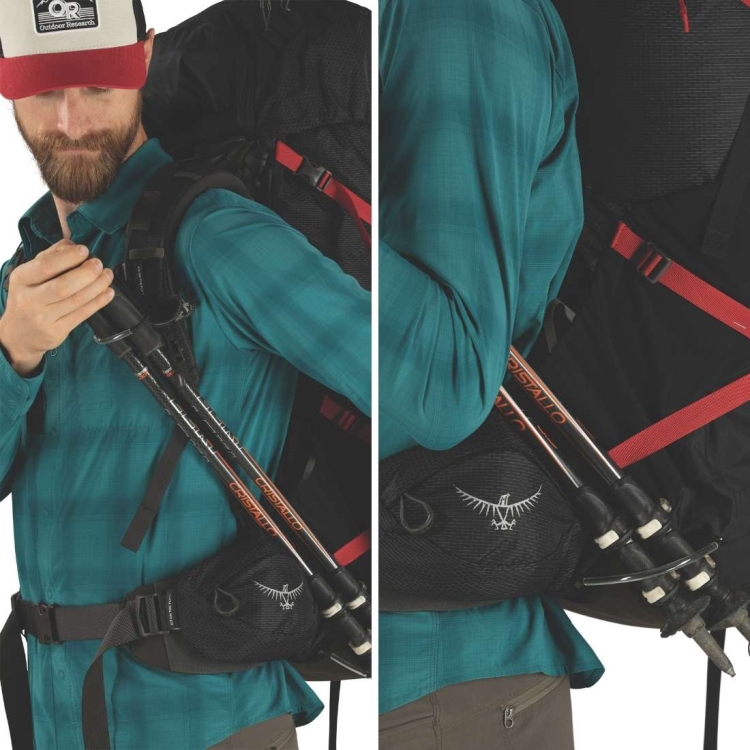 Turystyczny plecak męski Osprey Aether Plus 85 L/XL – Black