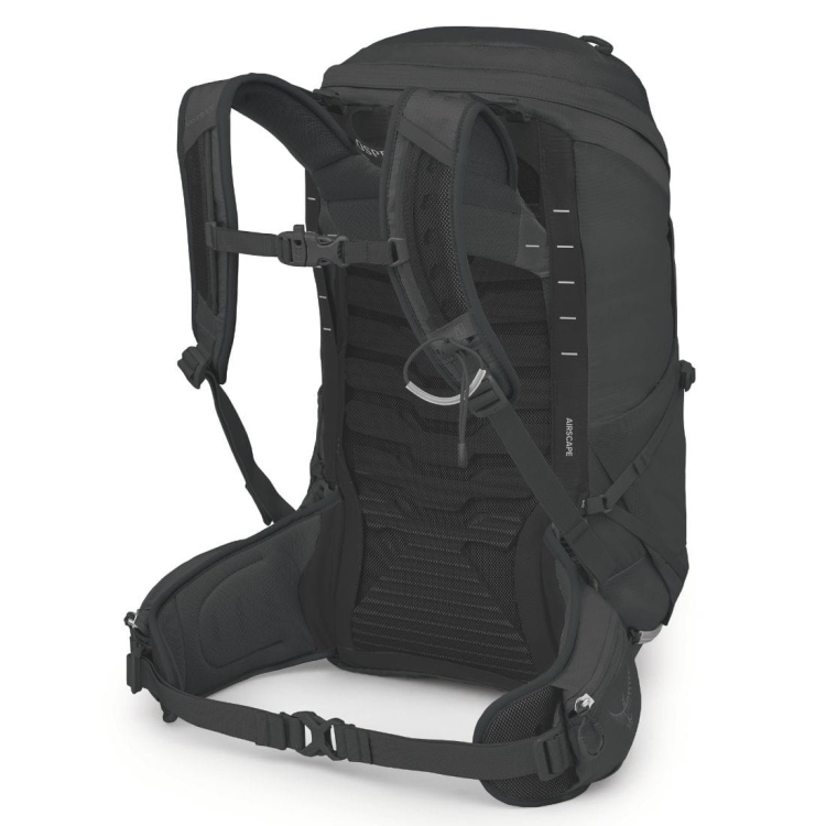 Damski plecak turystyczny Osprey Tempest 26 – Black/Coal Grey