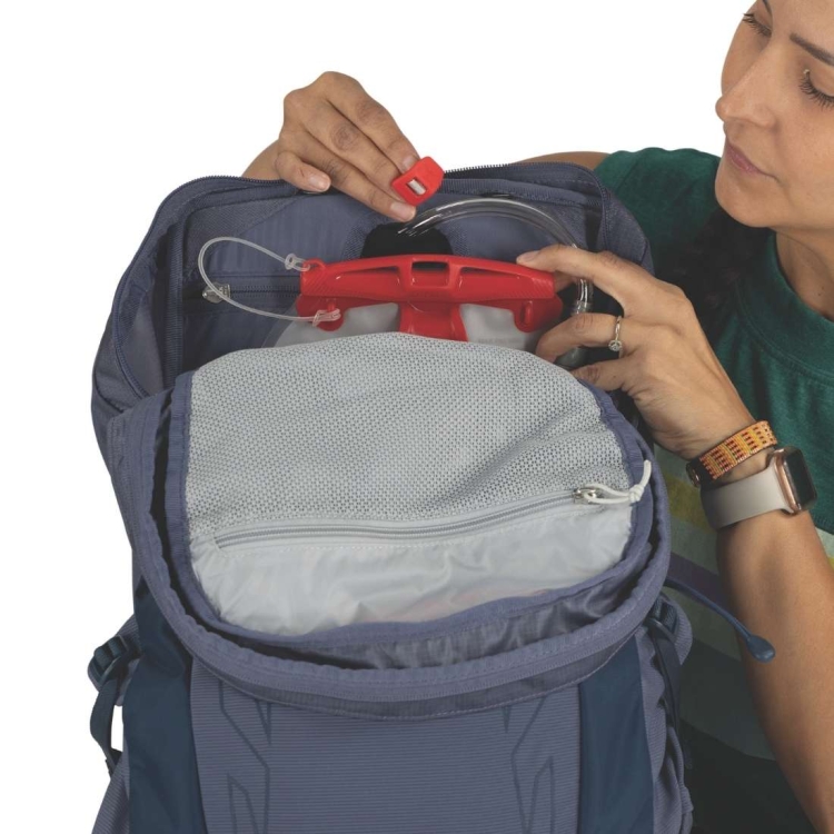 Damski plecak turystyczny Osprey Tempest 26 – Black/Coal Grey