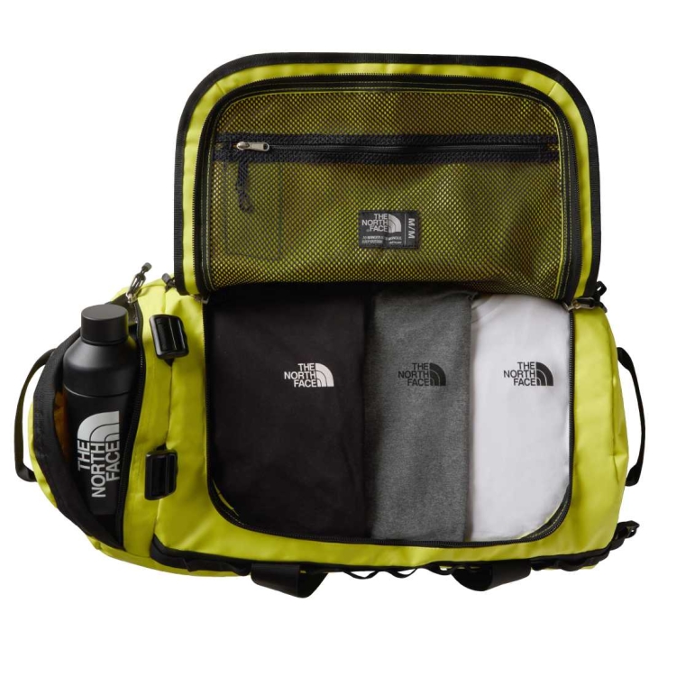 Torba podróżna The North Face Base Camp Duffel M - Sulphur Spring Green-TNF Black