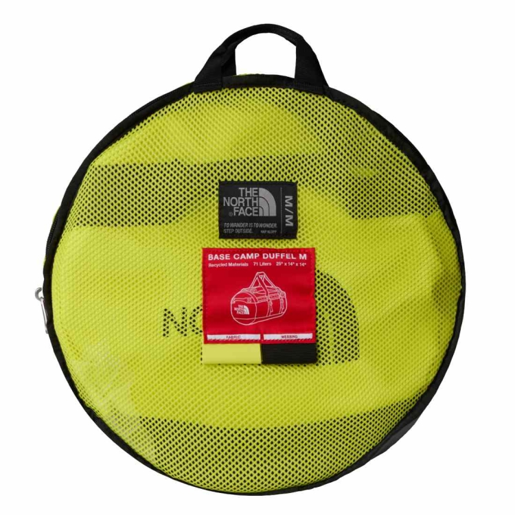 Torba podróżna The North Face Base Camp Duffel M - Sulphur Spring Green-TNF Black