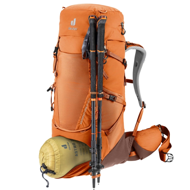 Dwukomorowy plecak damski Deuter Aircontact Core 35+10 SL - Chestnut-Umbra