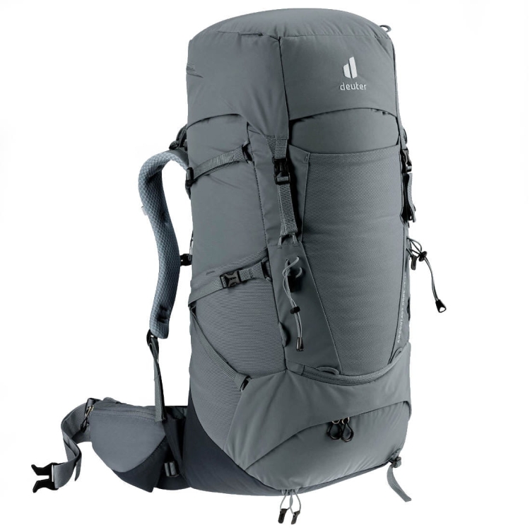 Dwukomorowy plecak damski Deuter Aircontact Core 35+10 SL - Graphite-Black
