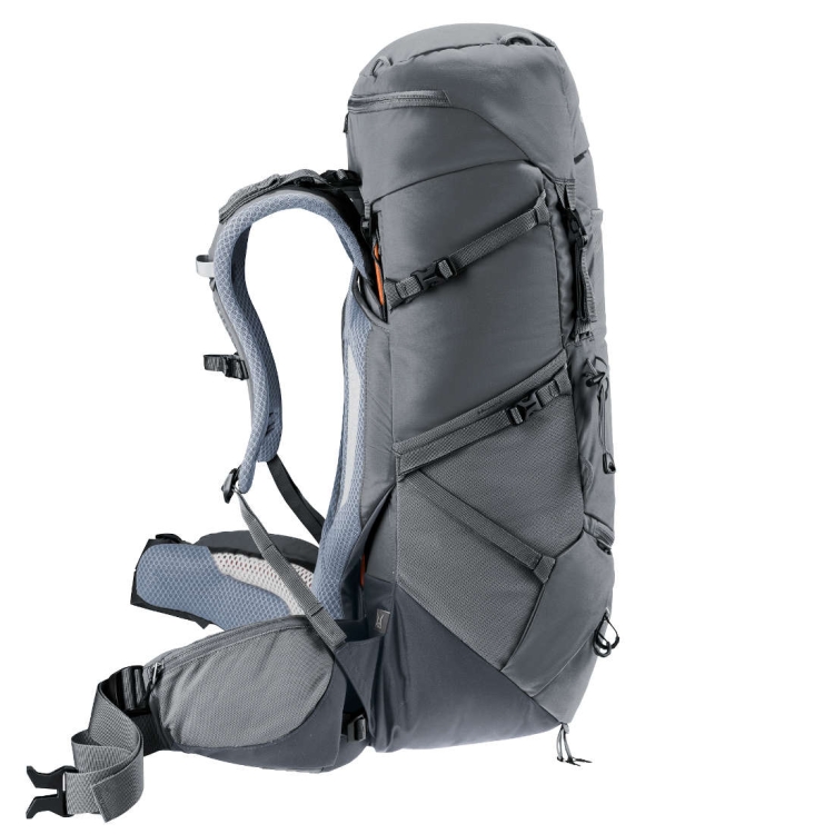Dwukomorowy plecak damski Deuter Aircontact Core 35+10 SL - Graphite-Black
