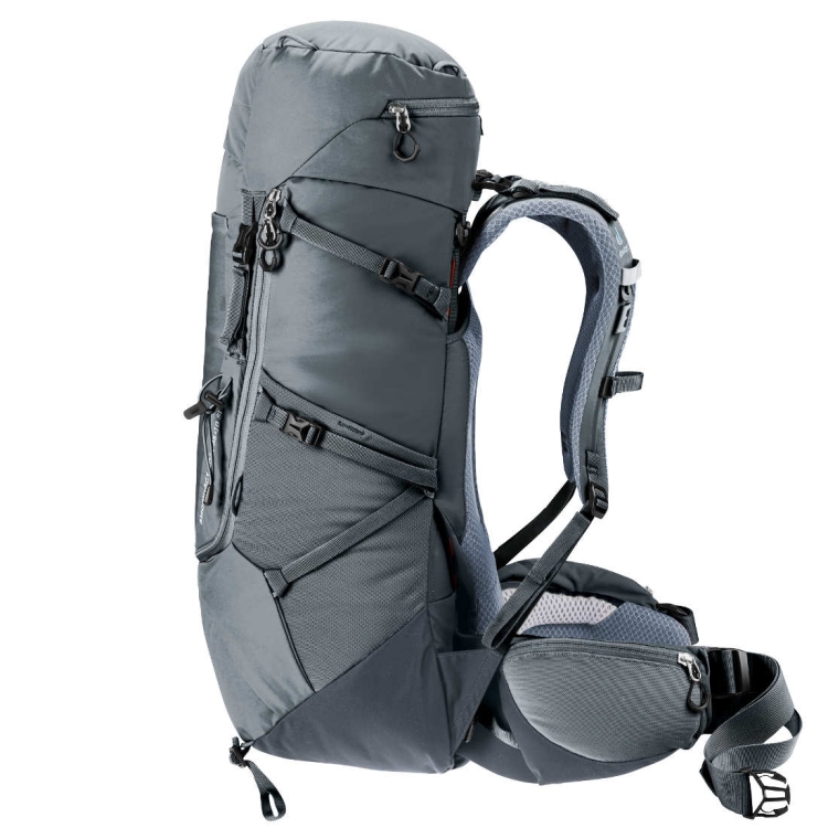 Dwukomorowy plecak damski Deuter Aircontact Core 35+10 SL - Graphite-Black