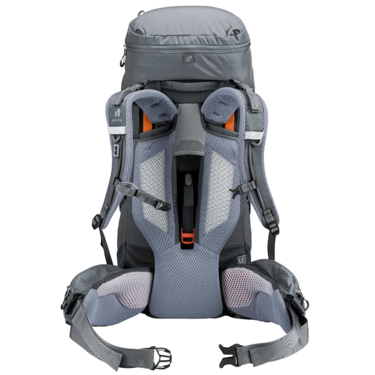 Dwukomorowy plecak damski Deuter Aircontact Core 35+10 SL - Graphite-Black