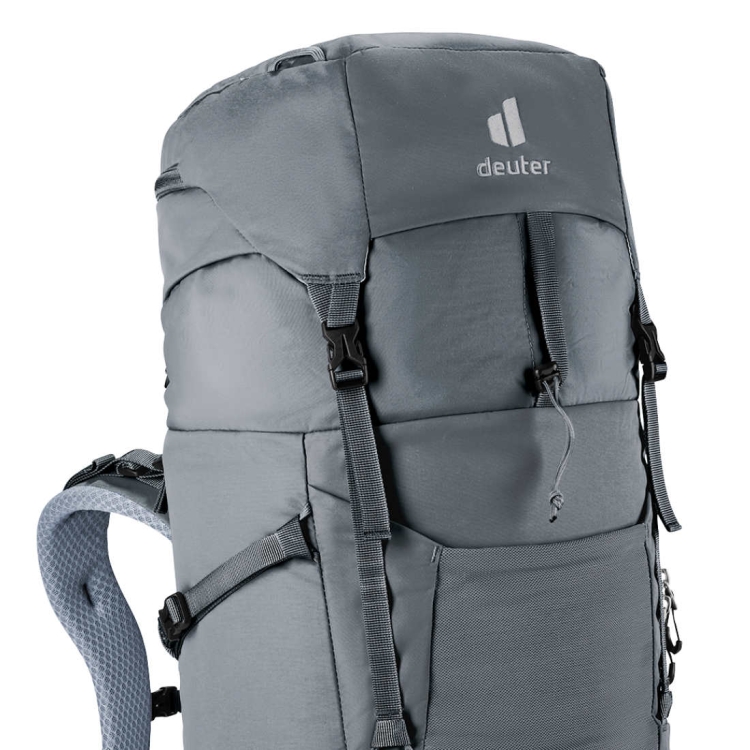 Dwukomorowy plecak damski Deuter Aircontact Core 35+10 SL - Graphite-Black