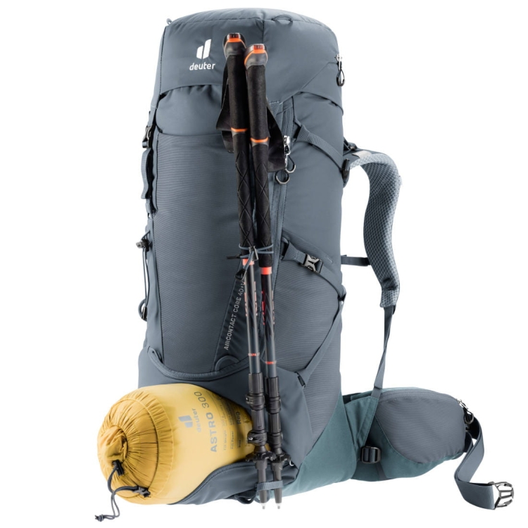Plecak turystyczny Deuter Aircontact Core 40+10 - Graphite-Shale