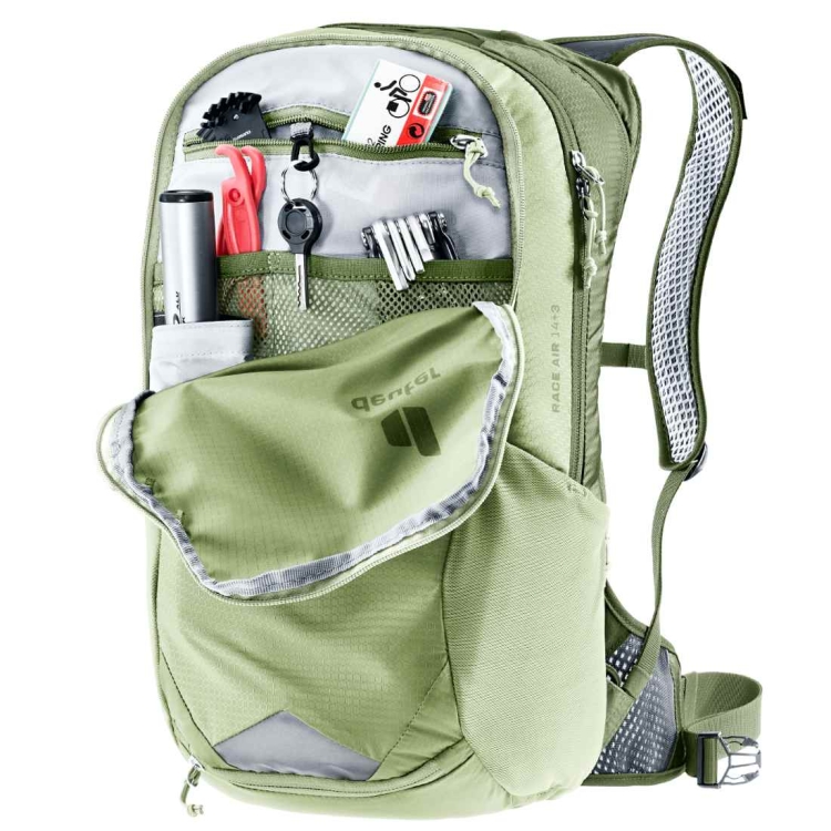Lekki plecak rowerowy Deuter Race Air 14+3 - Mineral-Grove