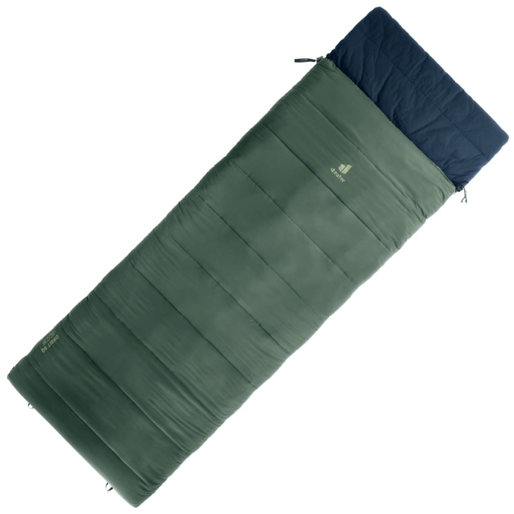 Dwuwarstwowy śpiwór kopertowy Deuter ORBIT SQ -5C/23F-Prawy Ivy-Ink
