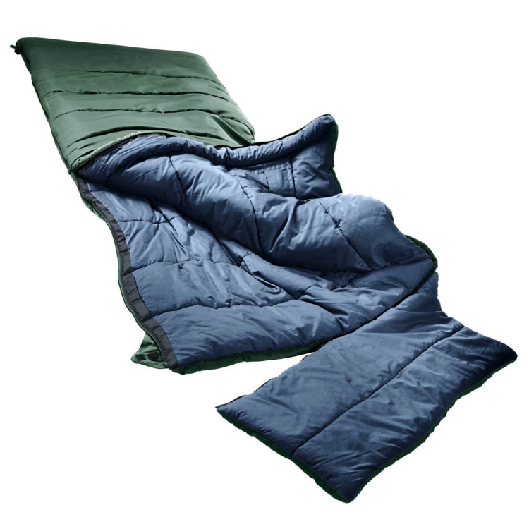 Dwuwarstwowy śpiwór kopertowy Deuter ORBIT SQ -5C/23F-Prawy Ivy-Ink
