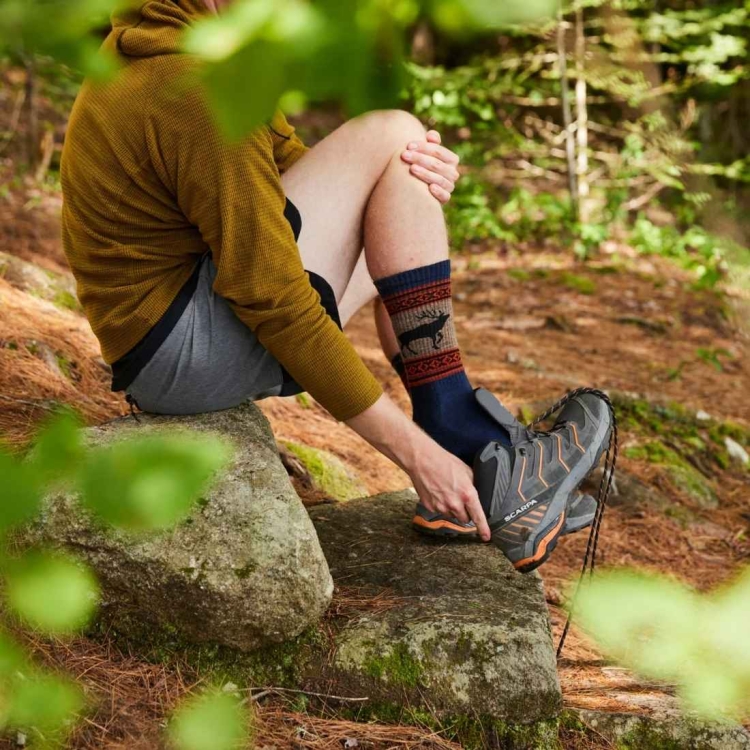 Męskie skarpety trekkingowe Darn Tough M'S VanGrizzle Boot Midweight Hiking Sock – Eclipse